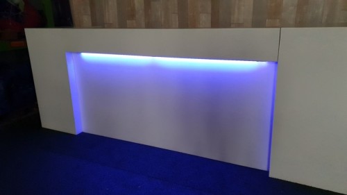 Mobiele voorzetbar met Led